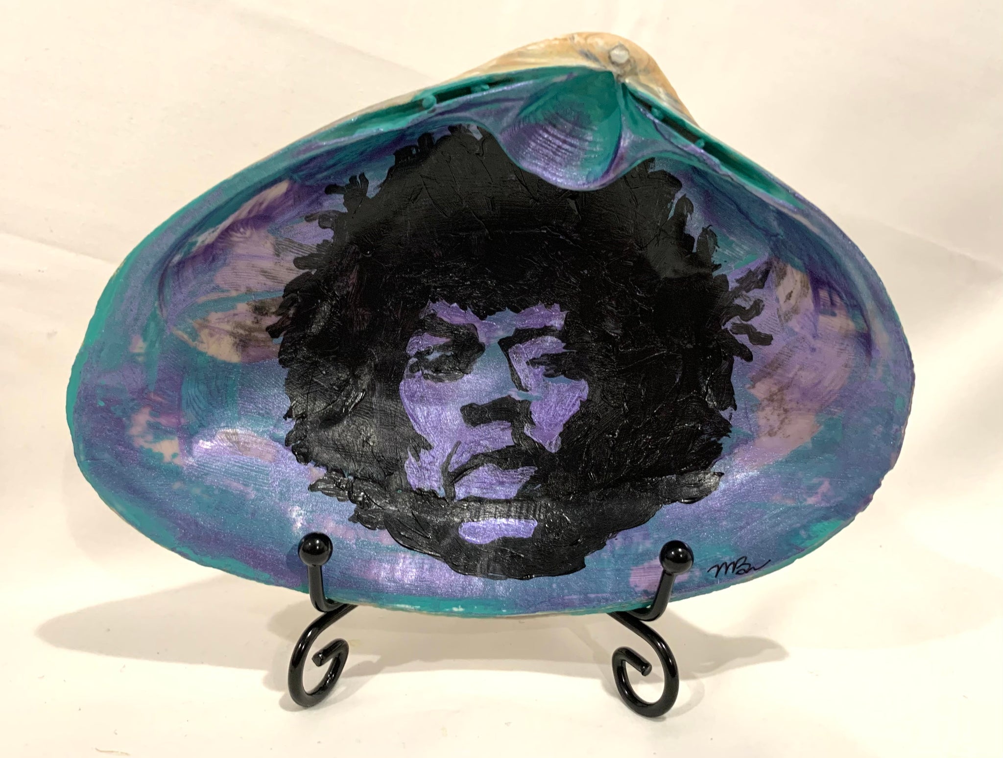 Jimi Hendrix Shell (hand painted)