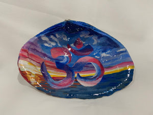 Om Yoga Shell (hand painted)