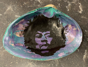Jimi Hendrix Shell (hand painted)