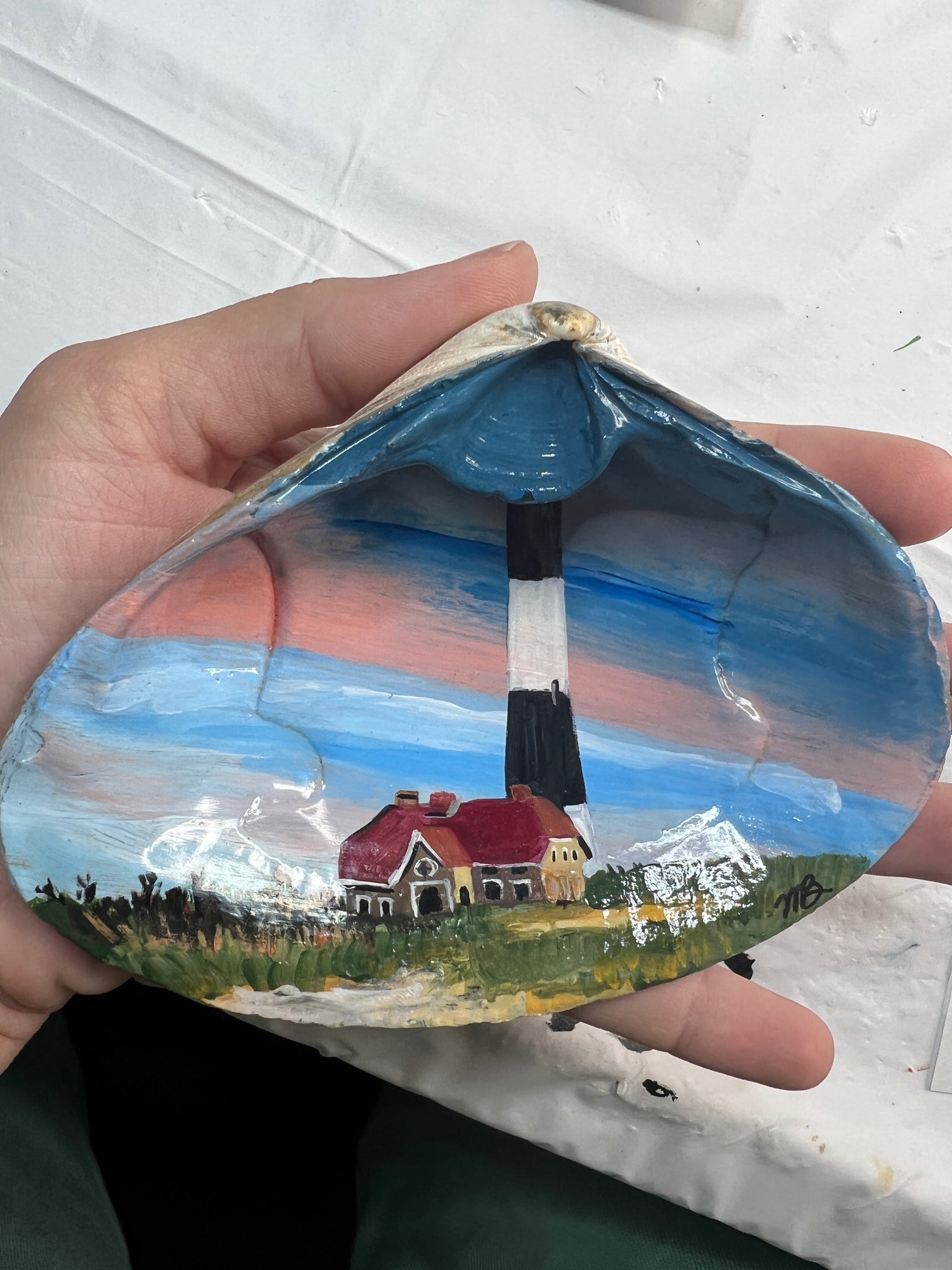 Fire island lighthouse shell