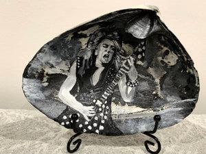 Musician portrait Shell (custom hand painted)