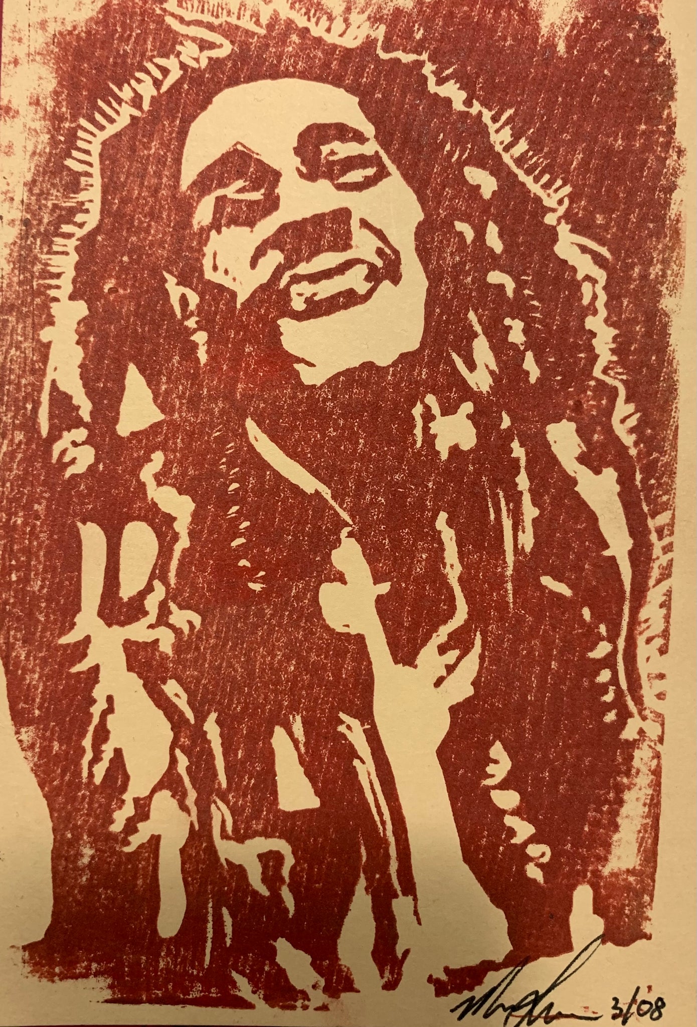 Bob Marley Original Print